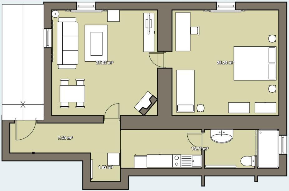 Apartman Jedlicka Telgárt Eksteriør billede